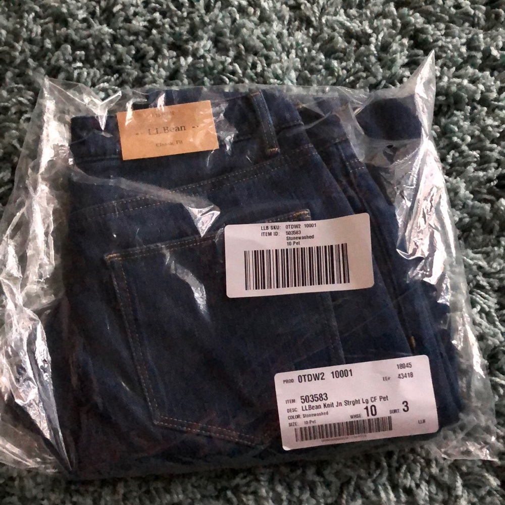 🚨NWT LL Bean straight leg jeans - Picture 5 of 5